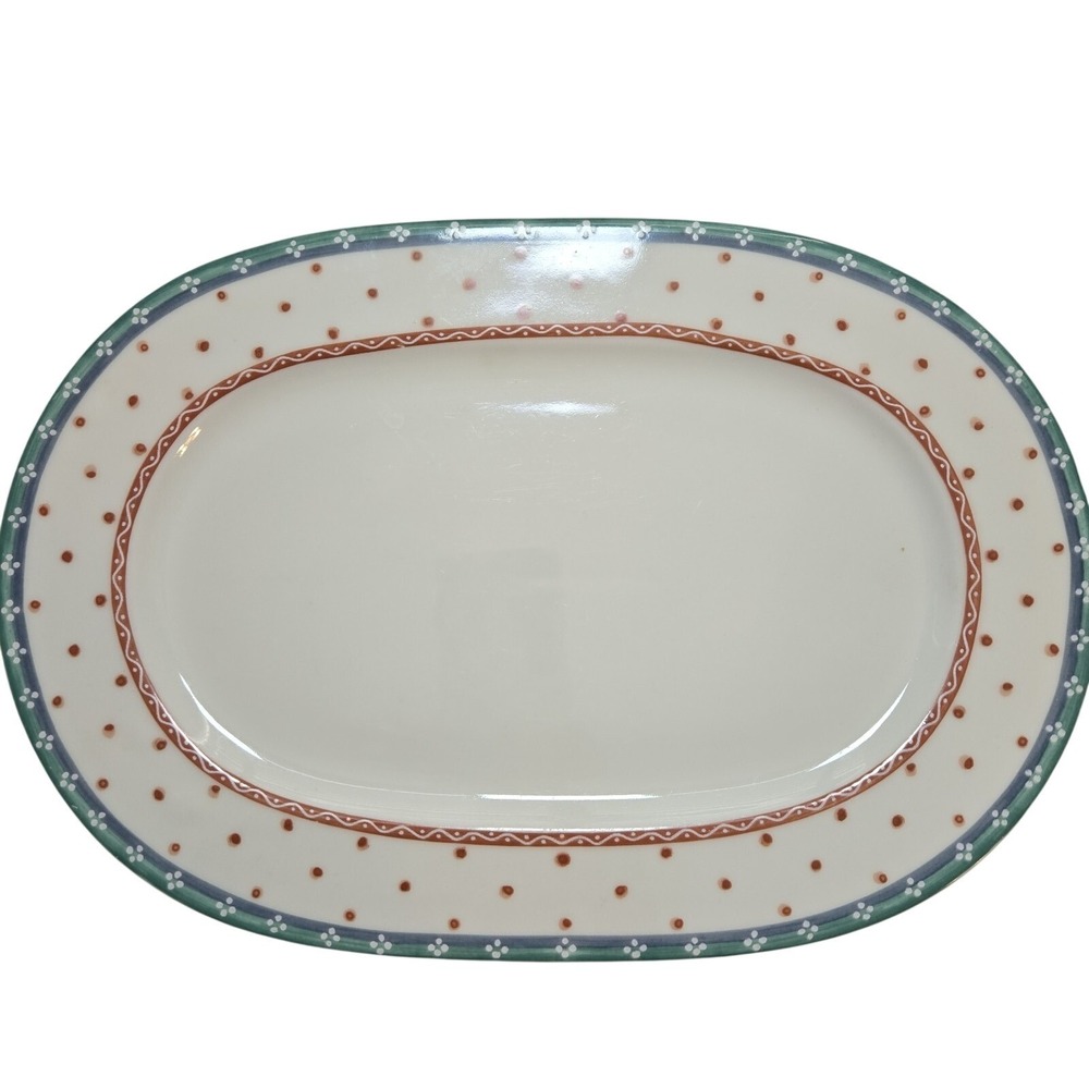 Villeroy & Boch oval serving platter from the Città & Campagna collection 13.5 "
